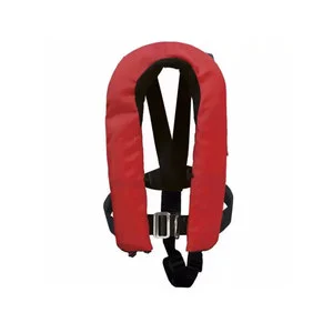 SOLAS Standard 150N/275N Marine Inflatable PFD Life Jacket With Double Chamber Gas Cylinder for Water Sport Life Saving