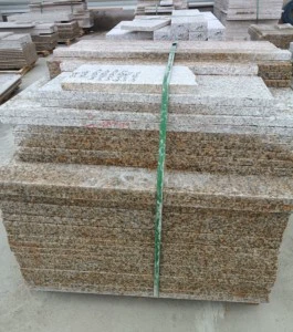 Wholesale G682 White Granite Curb Stone Custom Size & Color Bush Hammered Surface Eco-Friendly for Garden Plaza Road Paving