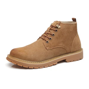 2025 New Labor protection Shoes with Wear-resistant Soles and Pigskin Material for Work Use Casual Boots