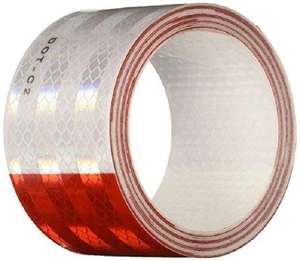 For 983D High Visibility Reflective Warning Tape with Acrylic Adhesive Waterproof PVC/Acrylic Material for Truck Trailers
