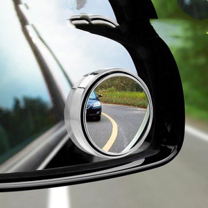 1pcs 2pcs Black ABS+Glass Universal Fit Car 360 Degree Blind Spot Wide Angle Convex Small Side Blindspot Rearview Parking Mirror