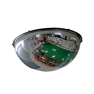 Large 2 Mm Thickness Acrylic Plastic Security 360 Degree Full Dome Mirror Convex