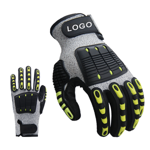 Reinforced Thumb Welding Safety Gloves Impact Reducing Nitrile Material Anti-Cut Protection Puncture-Resistant Tear-Resistant