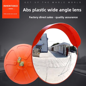 Road Corner Garage Traffic Mirror Reflective Round Plastic Convex Concave Transparent Wide Angle Indoor Outdoor