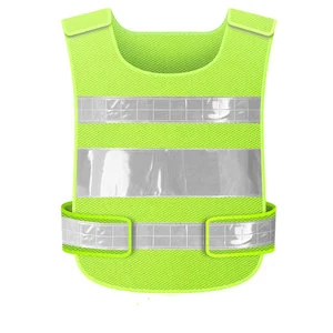 Safety Clothing Construction Workers Reflective Vest Fluorescent Color Reflective Clothing