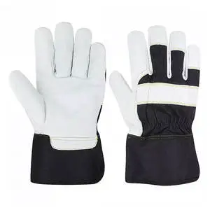 Construction Work Gloves for Welding Durable Anti-Slip Nylon Material with Elastic Wrist Customizable Sizes & Colors