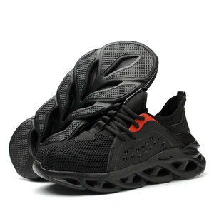 2024 New ANSSI AJB808-B Designer Summer Sports Puncture-proof Smash-proof Anti-slip Breathable Work Steel Toes Safety Shoes