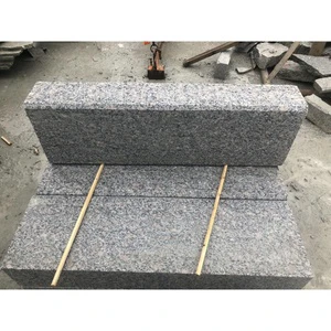 SH STONE Wholesale Chinese Grey Price Border Road Granite Curb Stone Kerb Stone Granite Kerbstone G383 Granite Curbstone