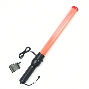 Traffic Wand With Strobe Mode Control Baton Safety LED Flashlight Signal Portable Hand Held Baston De Trafico