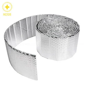 Modern Reinforced Edge Fire-Rated Bubble Foil Reflective Thermal Barrier Roof Insulation Material Square Sheet for Warehouses