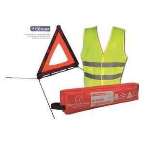 Essential Traffic Warning Kit-L'Indispensable Product 45cm X 6cm X 11.5cm