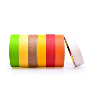 Kraft Paper Waterproof Masking Tape 20m Length 24mm Width Warning Use for House Painting Supplies