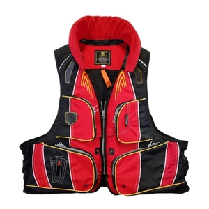Factory Waterproof Durable CE Certified Water Rescue Large Capacity Fishing Safety Life Jacket with Pockets