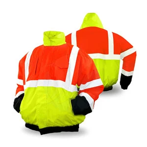 High Performance Low Price Waterproof Reflective Fire Proof Safety Jacket with Unique Design Solid Color Customizable