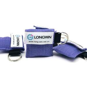 Custom First-Aid CPR Training Mask Keychain Manual Powered First-Aid Devices With Personalized Logo