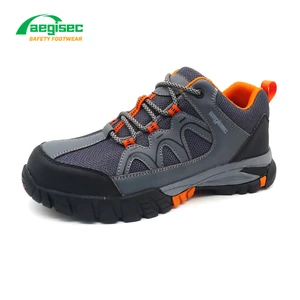 AEGISEC Anti Smashing Anti Puncture Safety Boots Industrial Labor Protection Steel Toe Safety Work Shoes for Men