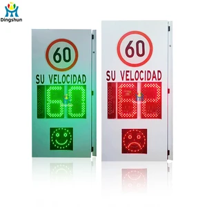 Solar-Powered LED Road Safety Warning System -Radar Speed Measurement Sign for Vehicle Speed Detection