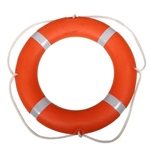 2.5kg Marine lifebuoy for Adults and Children CCS Certified Solid Polyethylene Plastic Foam Water Swimming Ring for Boat Use