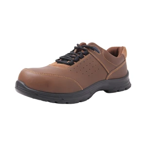 High Quality Men's S3 Anti-Static Waterproof Leather Work Safety Shoesfor Engineers and Managers with Rubber and Iron Insole
