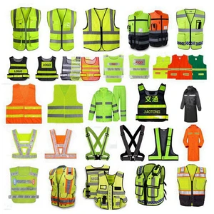 Reflective Coat Safety Work Clothes Led signal Led Lighted Safety Vest Yellow Polo Shirt Hi Viz Black Safety Jackets