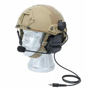 2-in-1 Hearing Protection Communication Headset DF-8FAST 28dB EN352-1 Noise Reduction Waterproof with AA Battery Compartment