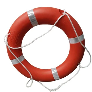 Red Custom Logo Safety Life Buoy with Rope