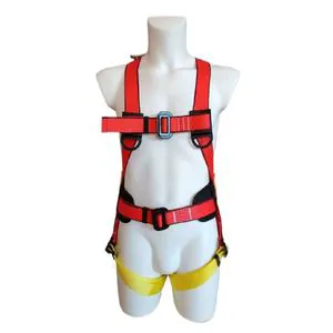 Electrical Full Body Safety Harness 5-Point Shock Absorber 100% Polyester CE Certified Outdoor Climbing Fall Protection