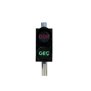 200 mm LED Stop/Go Signal Transmitter Traffic Light-Black PC Mains Powered 100,000 Hours Continuous Use Outdoor/Indoor Use