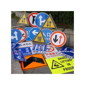 Customized High Reflective Road Signs Traffic Warnings Road Safety Warning Signs Road Signs Traffic