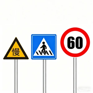 Customized Size Traffic Signs Speed Limited Road Safety Warning Road Signs Traffic