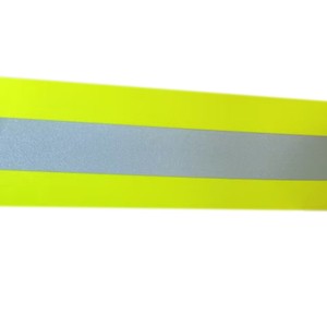 Custom Width Cotton Fire Resistant Reflective Material Reflective Strip Fabric for Clothing