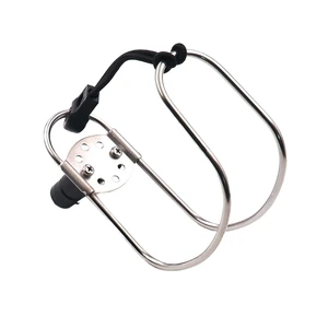 Marine Boat Lifebuoy Bracket for Boat Marine Hardware Accessory Made of 316 SS and Nylon Rope for lifebuoy Light