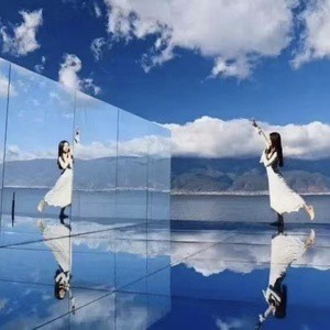 Silver Sky Mirror Glass Sheet Wall Mirror Aluminum Mirror Glass Prices