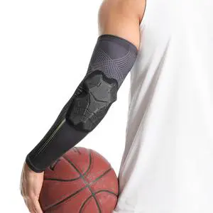 Wholesale Elbow & Knee Pads Compression Arm Sleeves Volleyball Basketball Protection Sport Elbow Brace Sleeve