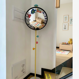 Shatterproof Stylish Convex Mirror with Customized Diameter Suitable for Home Shop Decor and Selfie