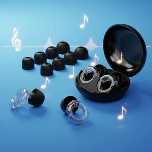 17dB Professional Music Earplugs ABS High Fidelity Noise Reducing Hearing Protection Reusable EarPlugs Concert Festival Party