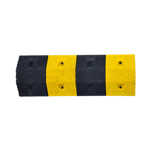 Heavy Duty 2-Channel Rubber Speed Bump Wholesale Road Safety Cable Bump