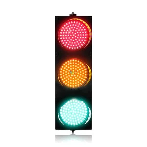 200MM LED Tricolor Traffic Light Intersection Vehicle Signal Light Red and Green Flashing Light