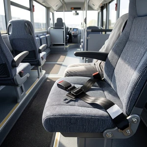 Original 2-Point Fixed Seat Safety Belt 8212-00005 Standard Safety Restraint Belt For Bus Replacement