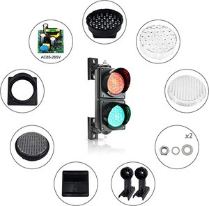 IP65 Rated Safety LED Traffic Light for Pedestrian Crossing Road Application Red Green LED Traffic Light