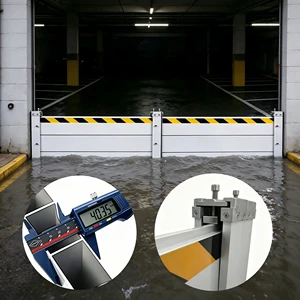 Removable Aluminum Flood Protection Wall Barrier for Car Parking, Harang Sa Baha, Barreras Contra Inundaciones Waterproof