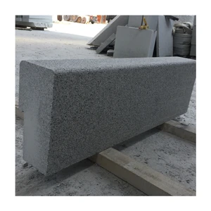 China Grey Granite Kerbstone White Granite Edging Border Stone for Garden Paving Road