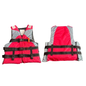 High Quality Water Rescue Adult Life Jacket Water Sport Safety Reflective Floating Oxford Foam Life Jacket Vest