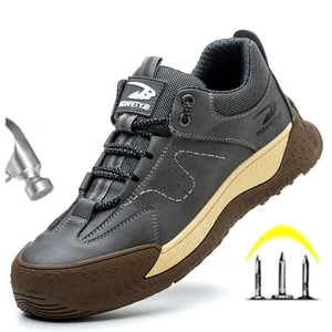Waterproof Work Safety Shoes Anti Smash and Anti Stab Insulation 6KV Labor Protection Shoes for Men and Women