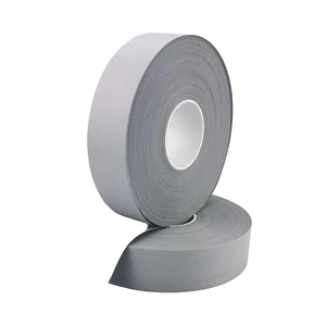 Sew On Silver Reflective Polyester Material DIY High Vis Reflective Tape For Clothing