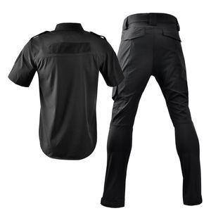 Double Safe Wholesale Custom Short Sleeve Security Uniform Suit Security Clothing Security Guard Uniforms