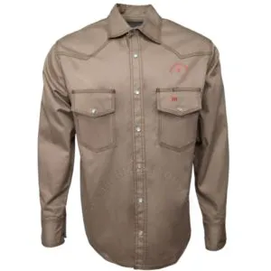 Men's 100% Cotton Long Sleeve FR Shirts New Design Outdoor Workwear Water-Proof Welding Safety Reflective Hot Sale Work Clothing