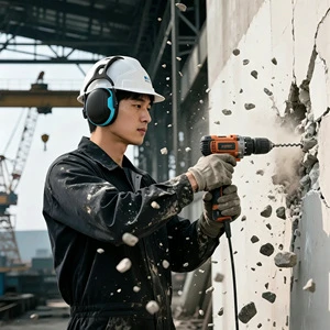 Noise Reduction Safety Ear Muffs, Hearing Protection Earmuffs NRR 26dB Noise Sound Protection Headphones
