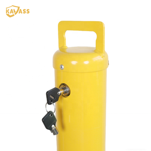 KAVASS 89mm Removable Steel Bollard With Internal Locking System In-ground Detachable Security Barrier Traffic Safety Post