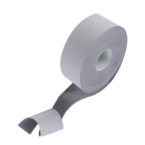High Vis Safety Uniforms Silver Fire Proof FR Treated Fabric Cotton Sew on Trim Strip Flame Retardant Reflective Cloth Tape